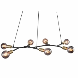 Φωτιστικό Οροφής Κρεμαστό Josefine 7-Spot 2010303003 E27 4,4x91cm Black Nordlux