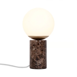 Επιτραπέζιο Φωτιστικό Lilly Marble 2213575018 Ε14 28,5x15cm Brown Nordlux