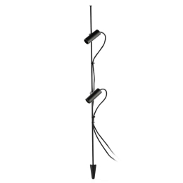 Φωτιστικό Κήπου Clap 75709-233 103cm Led 2x6W 3000K Black Faro Barcelona