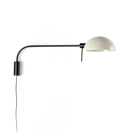 Φωτιστικό Τοίχου - Απλίκα Dominica XL 20040-122 25x88,4x33cm 1xE27 15W Beige Faro Barcelona