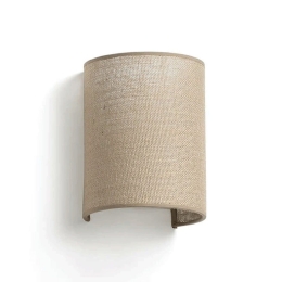 Φωτιστικό Τοίχου - Απλίκα Otton 66400-102 15x12x20cm 1xE27 Sand Faro Barcelona