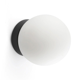 Φωτιστικό Τοίχου - Απλίκα Ping 60011 10cm Led 7,8W 3000K Black-White Faro Barcelona
