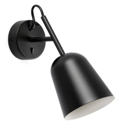 Φωτιστικό Τοίχου - Απλίκα Studio 28257 11x22,4x22,8cm 1xE14 8W Black Faro Barcelona
