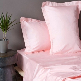 Σεντόνια Σετ 4Τμχ. Luxe Sateen Pink Palamaiki Υπέρδιπλο 245x270cm 100% Βαμβακοσατέν