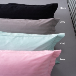 Σεντόνια Satin Stripes (Σετ 4τμχ) Rose Palamaiki Υπέρδιπλο 240x270cm 100% Βαμβακοσατέν