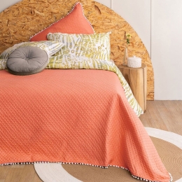 Κουβερλί Juniper (Σετ 3τμχ) Coral Palamaiki Υπέρδιπλo 220x240cm Microfiber