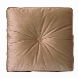 Μαξιλάρι Διακοσμητικό (Με Γέμιση) VF807 Beige Palamaiki 45X45 Βελούδο