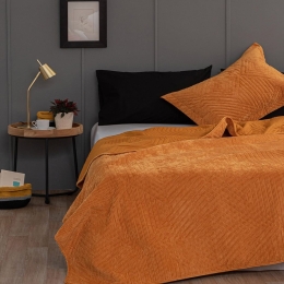 Κουβερλί Dizza Gold Palamaiki Υπέρδιπλo 220x240cm Πολυέστερ