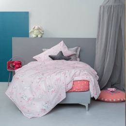 Μαξιλαροθήκες Παιδικές My Kingdom MK738 (Σετ 2τμχ) Pink Palamaiki 50X75 100% Βαμβάκι