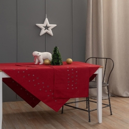 Σουπλά Χριστουγεννιάτικα CD02 (Σετ 2τμχ) Red Palamaiki 35x45cm