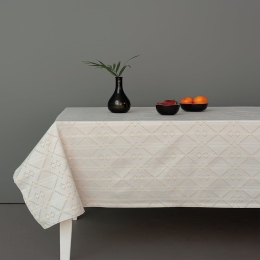 Τραπεζομάντηλο Αλέκιαστο Lupo Beige Palamaiki 175x260 Βαμβάκι-Πολυέστερ