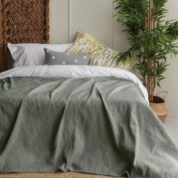Κουβερλί Jude Khaki Palamaiki Υπέρδιπλο 230x260cm Πολυέστερ