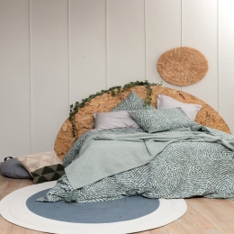 Κουβέρτα Kira Jade Palamaiki Υπέρδιπλο 240x260cm Βαμβάκι-Πολυέστερ