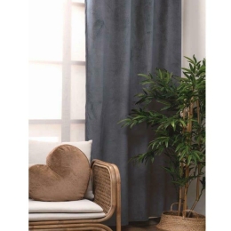 Κουρτίνα Cyrill Με Τρουκς Grey Palamaiki 140X260 Πολυέστερ