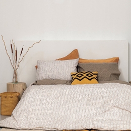 Σεντόνια FL6167 (Σετ 4τμχ) Greige Palamaiki King Size 265x260cm 100% Βαμβάκι