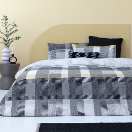 Σεντόνια FL6192 (Σετ 3τμχ) Black Palamaiki Ημίδιπλο 170x260cm 100% Βαμβάκι