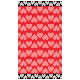 Πετσέτα Θαλάσσης EV28 Red-Black Palamaiki Θαλάσσης 90x160cm 100% Βαμβάκι