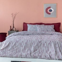 Σεντόνια Fashion Life FL6219 (Σετ 4τμχ) Purple Palamaiki Υπέρδιπλο 240x260cm 100% Βαμβάκι