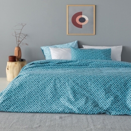 Σεντόνια Φανελένια Sofy SF103 (Σετ 4τμχ) Petrol Palamaiki King Size 270x275cm 100% Βαμβακερή Φανέλα