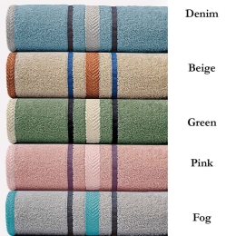 Πετσέτες Nat (Σετ 3τμχ) Fog Palamaiki Σετ Πετσέτες 70x140cm 100% Βαμβάκι