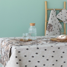 Τραπεζομάντηλο TAT19 Beige Palamaiki 140X180 Βαμβάκι-Πολυέστερ