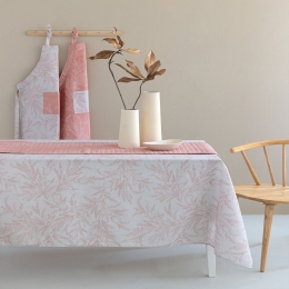 Τραπεζομάντηλο TAT17 Off White Palamaiki 140Χ140 Βαμβάκι-Πολυέστερ