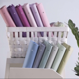 Μαξιλαροθήκες Σετ 2τμχ Μονόχρωμες Madonna 22 Light Grey Ρυθμός 50Χ70 100% Βαμβάκι