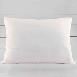 Κάλυμμα Μαξιλαριού Frotte Αδιάβροχο Basics Λευκό Ρυθμός 50Χ70 100% Βαμβάκι