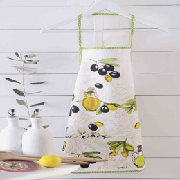 Ποδιά Αδιάβροχη Olives Ρυθμός 50x70cm Βαμβάκι-Πολυέστερ