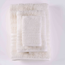 Πετσέτα Προσώπου Aria 7 Cream Ρυθμός Προσώπου 50x90cm 100% Βαμβάκι