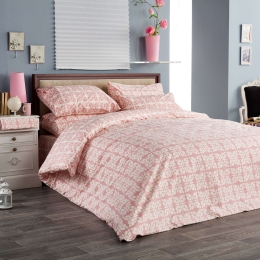 Παπλωματοθήκη Σετ 3τμχ. Zizel 2 Vesta Home Υπέρδιπλο 230x240cm 100% Βαμβάκι