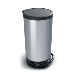 Κάδος Απορριμμάτων Paso 20lt 06907.001 Silver Πλαστικό