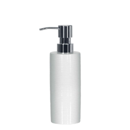 Δοχείο Κρεμοσάπουνου Tube Ribbed 03212.004 White Spirella Κεραμικό