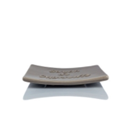 Σαπουνοθήκη Savon de Marseille 02764.001 Taupe Spirella Κεραμικό