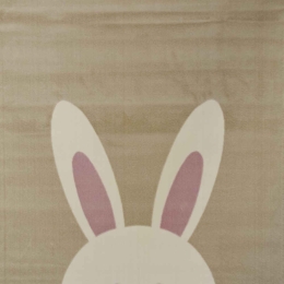 Χαλί Παιδικό Bambino Rabbit 7574 Beige-Pink Ezzo 80X150cm