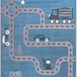 Χαλί Bambino Road A167ACD Light Blue Ezzo 133X190cm
