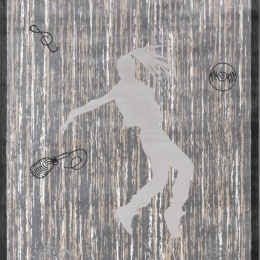Χαλί Vagio Dancer A649ACD Grey Ezzo 155X230cm