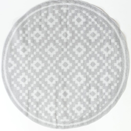 Χαλί Chroma B528AJ8  Round Light Grey-Cream Ezzo 160X160 Round