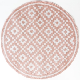 Χαλί Chroma B528AJ8  Round Pink-Cream Ezzo 160X160 Round