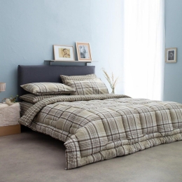 Πάπλωμα Sara-1 Beige Vesta Home Μονό 160x230cm 100% Silicon Ballfiber
