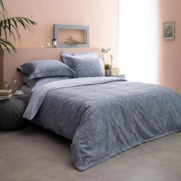 Παπλωματοθήκη Firenze-1 (Σετ 3τμχ) Blue Vesta Home Υπέρδιπλο 230x240cm 100% Βαμβακοσατέν