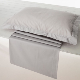 Σεντόνι Athena-304 Light Grey Vesta Home King Size 280x270cm 100% Βαμβακοσατέν