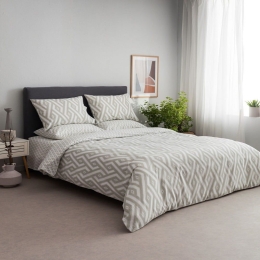 Σεντόνια Paros-2 (Σετ 4τμχ) Pink Vesta Home Υπέρδιπλο 100% Βαμβάκι