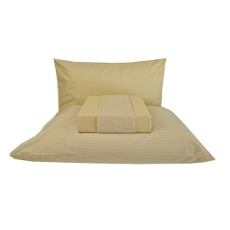 Σεντόνια Paolina (Σετ 3τμχ) Yellow Astron Μονό 175x260cm 100% Βαμβάκι