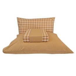 Σεντόνια Carla (Σετ 4τμχ) Beige Astron Υπέρδιπλο 245x260cm 100% Βαμβάκι