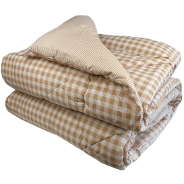 Πάπλωμα Carla Beige Astron Μονό 160x240cm 100% Βαμβάκι