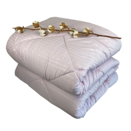 Πάπλωμα 3917 Σατέν Ριγέ Lilac Astron Μονό 160x240cm Microsatin