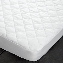 Κάλυμμα Στρώματος Καπιτονέ Εκάβη White Vesta Home Ημίδιπλο 110x200cm Βαμβάκι-Πολυέστερ
