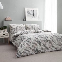 Παπλωματοθήκη Zelma-2 (Σετ 2τμχ) Lila Vesta Home Μονό 170x240cm 100% Βαμβάκι