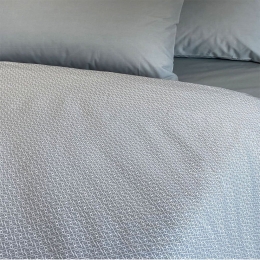 Σεντόνια Iris Με Λάστιχο (Σετ 3τμχ) Grey Astron Μονό 100x240cm 100% Βαμβάκι